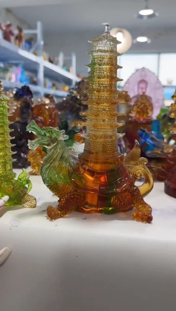 琉璃18微瑕古法琉璃假一罚十