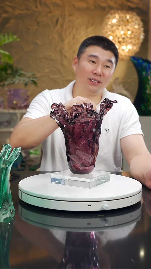 摆件福利紫色花瓶