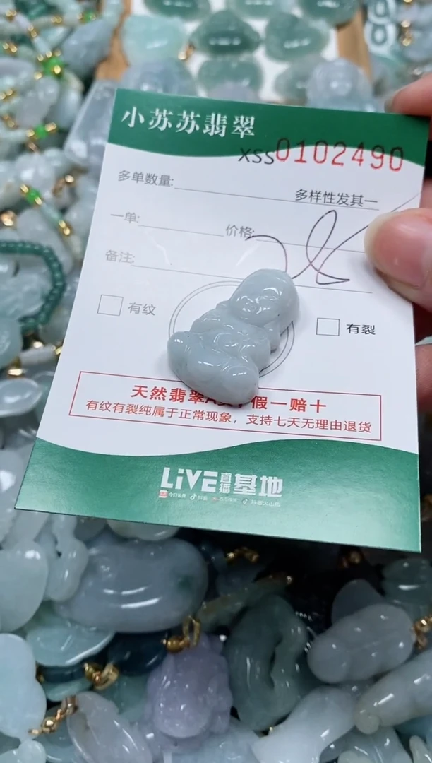 【闪购商品】翡翠颈饰未镶嵌闪购商品0102490