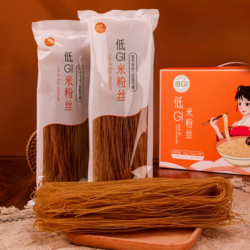 由心康园低GI米粉丝炒粉专用拌粉汤粉条高纤维非油炸代餐主食粗粮