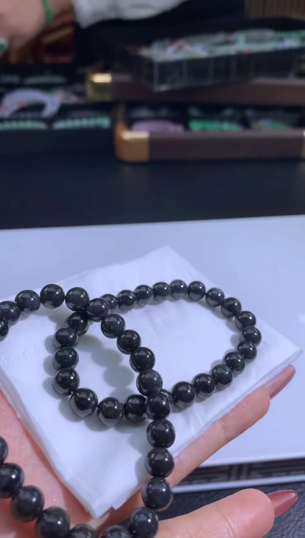 未镶嵌手串翡翠多样性发一件