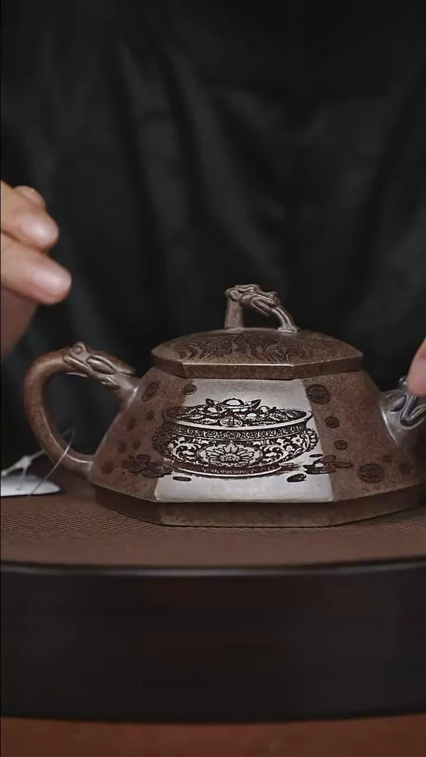 茶壶紫砂原矿紫砂壶