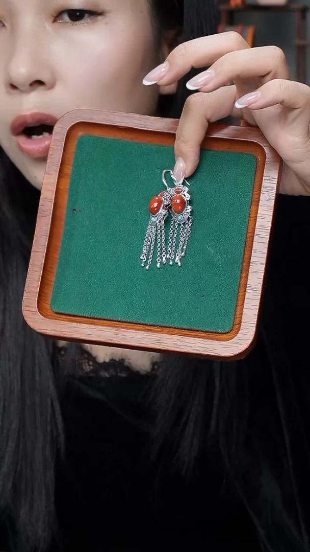 【闪购商品】南红玛瑙耳坠未镶嵌耳坠