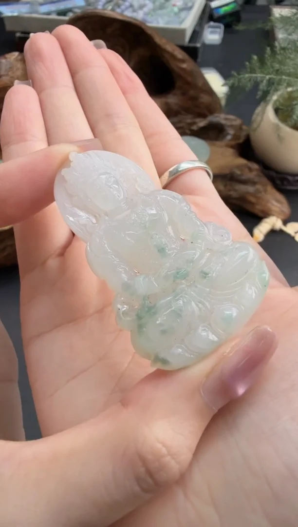 未镶嵌定制翡翠翡翠饰品-176 毛货