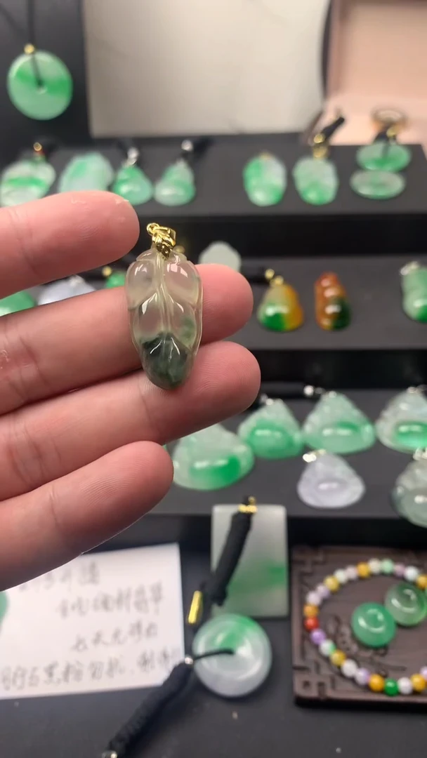 颈饰未镶嵌翡翠所见即所得,一图一物