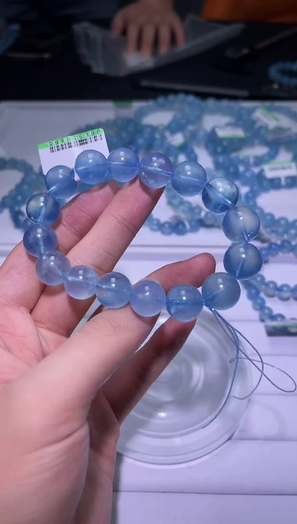 1海蓝宝石（处理）X064-海蓝宝单圈-多样性发其一