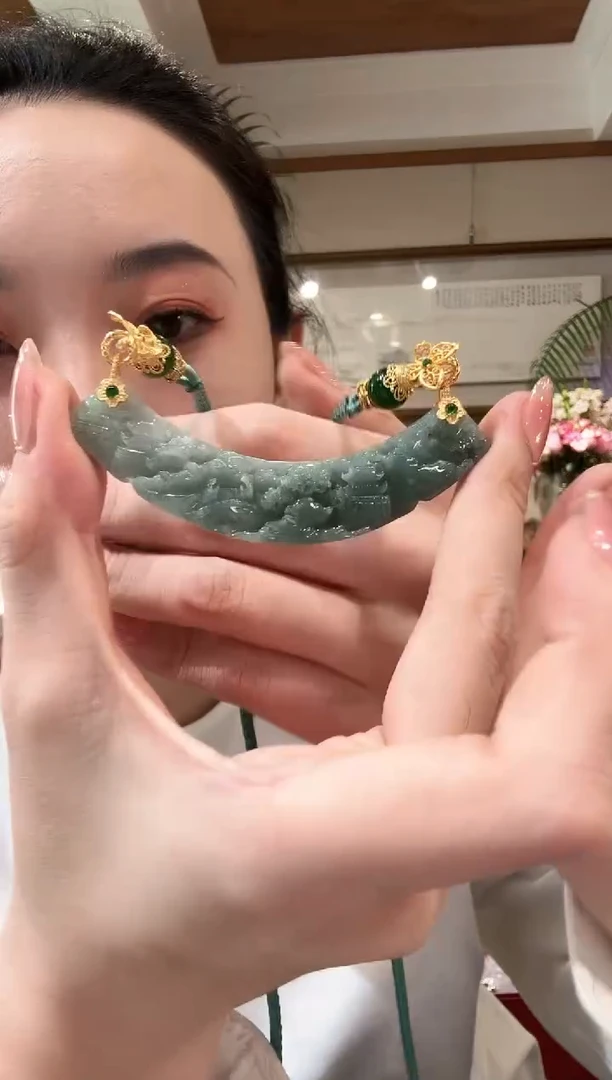 【闪购商品】翡翠颈饰未镶嵌国风
