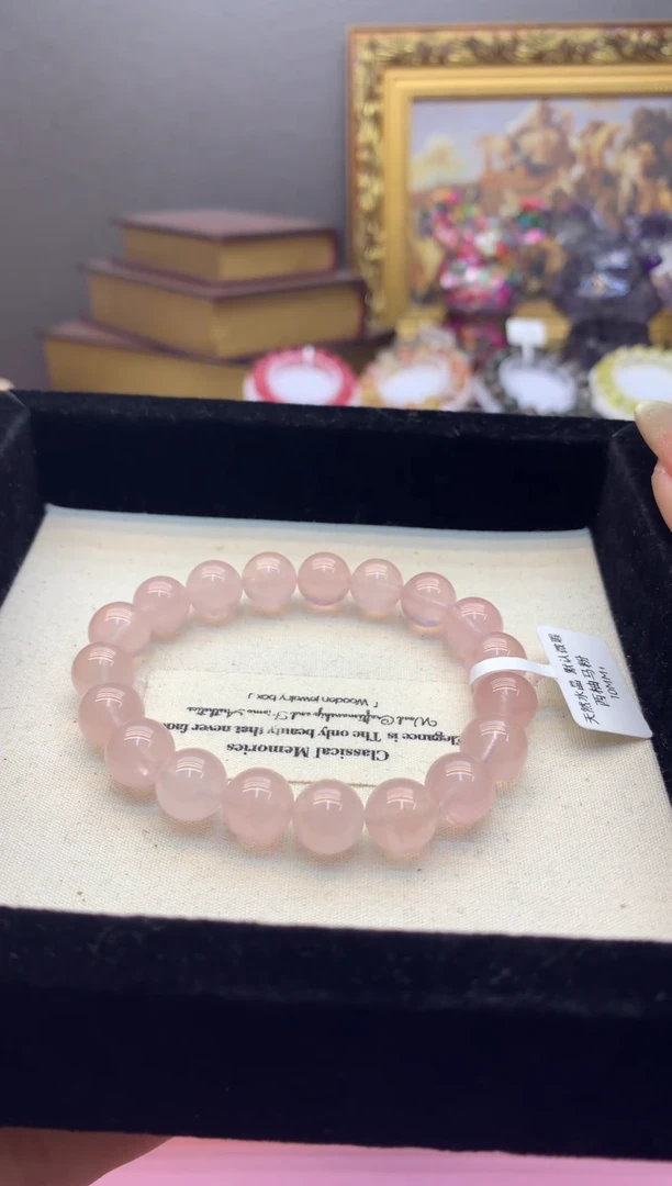 【闪购商品】水晶手串未镶嵌10+西柚马粉 颜色以实物为主