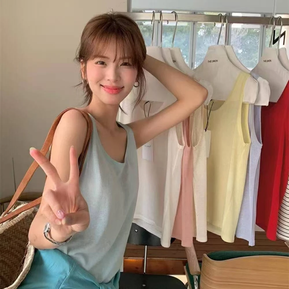 【Smile穿搭】（001-199合辑链接 ）夏季韩系麻料透气针织女衫