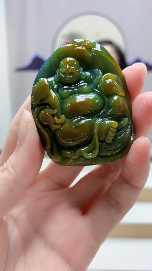 未镶嵌定制翡翠 4852zm-毛货挂件75