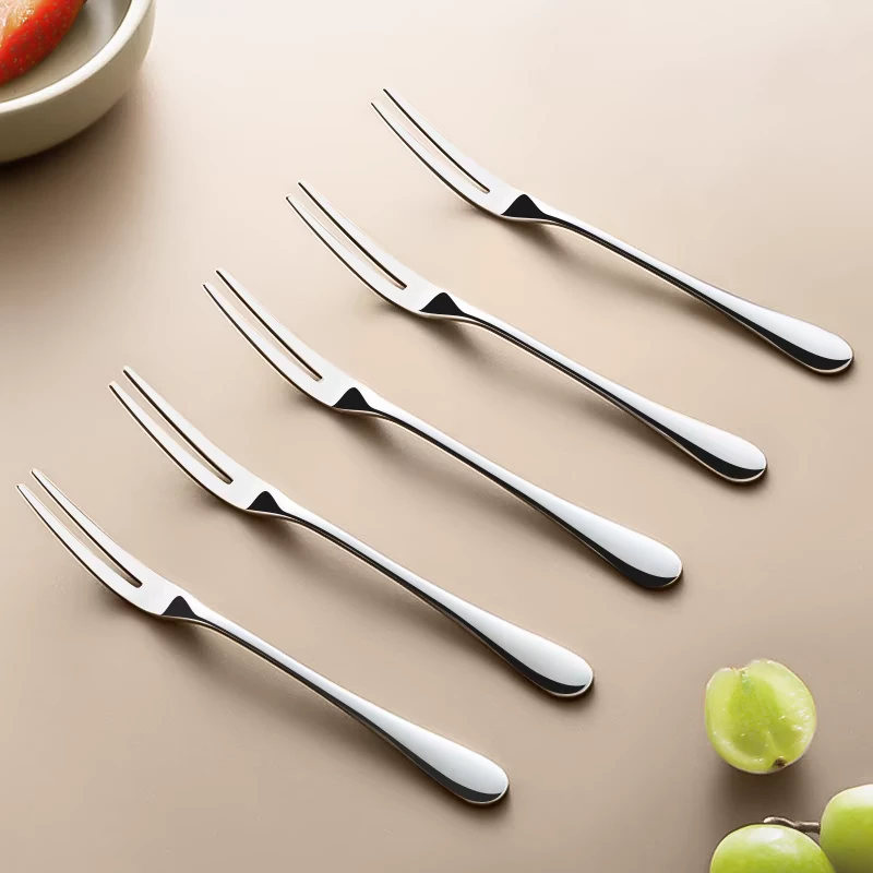 【俐心2】家用便捷不锈钢叉子（一组6排）
