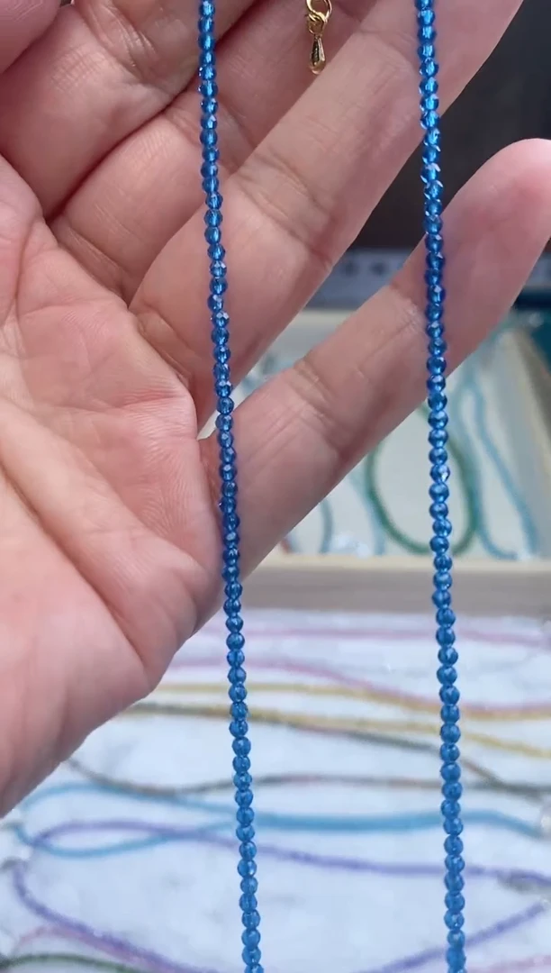 【闪购商品】尖晶石颈饰14K金镶嵌诗颜珠宝甄选SYZB62