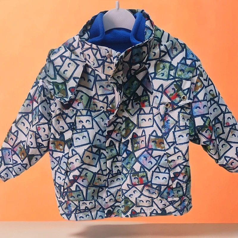 儿童羽绒服三合一男女童装外套加绒秋款春秋/秋冬加厚冬季童装