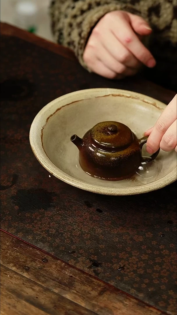 茶杯紫砂瑕疵小德钟