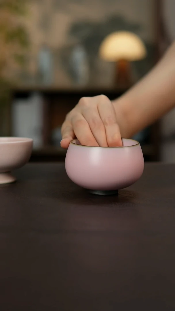 杯景德镇陶瓷杯碗柴烧多人