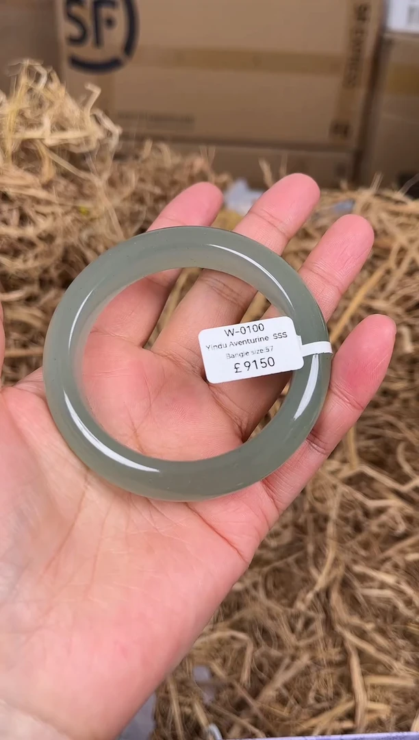 未镶嵌手镯石英质玉编码W0100