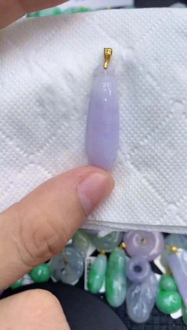 颈饰未镶嵌翡翠天然缅甸A货翡翠