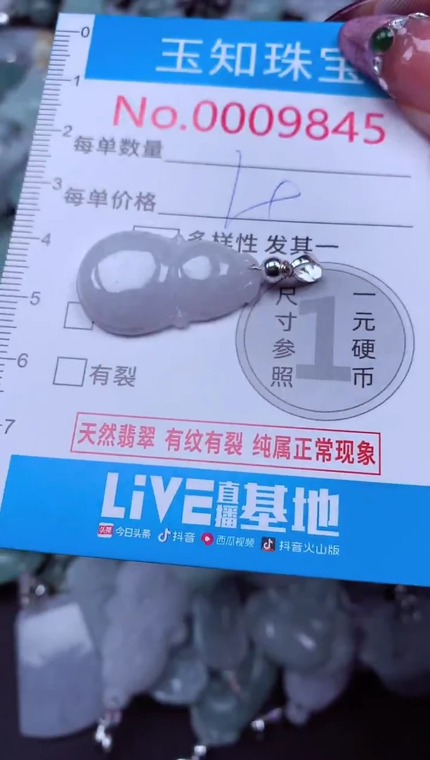 吊坠(不含链)未镶嵌翡翠9845