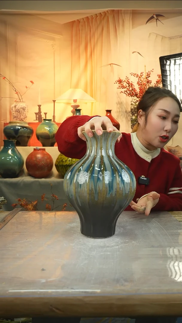 高度28口径10陶瓷花瓶