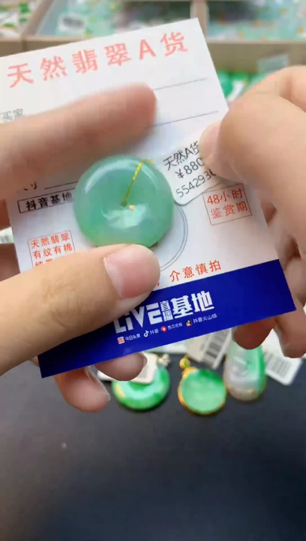颈饰未镶嵌翡翠天然缅甸A货翡翠