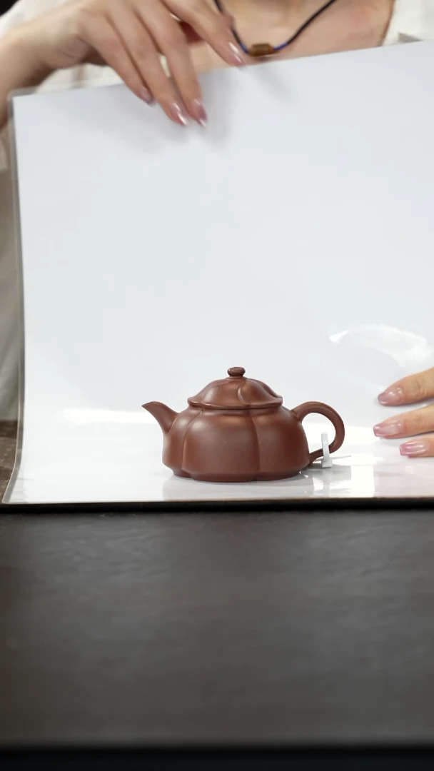 茶壶紫砂底槽青锦蕾壶120cc