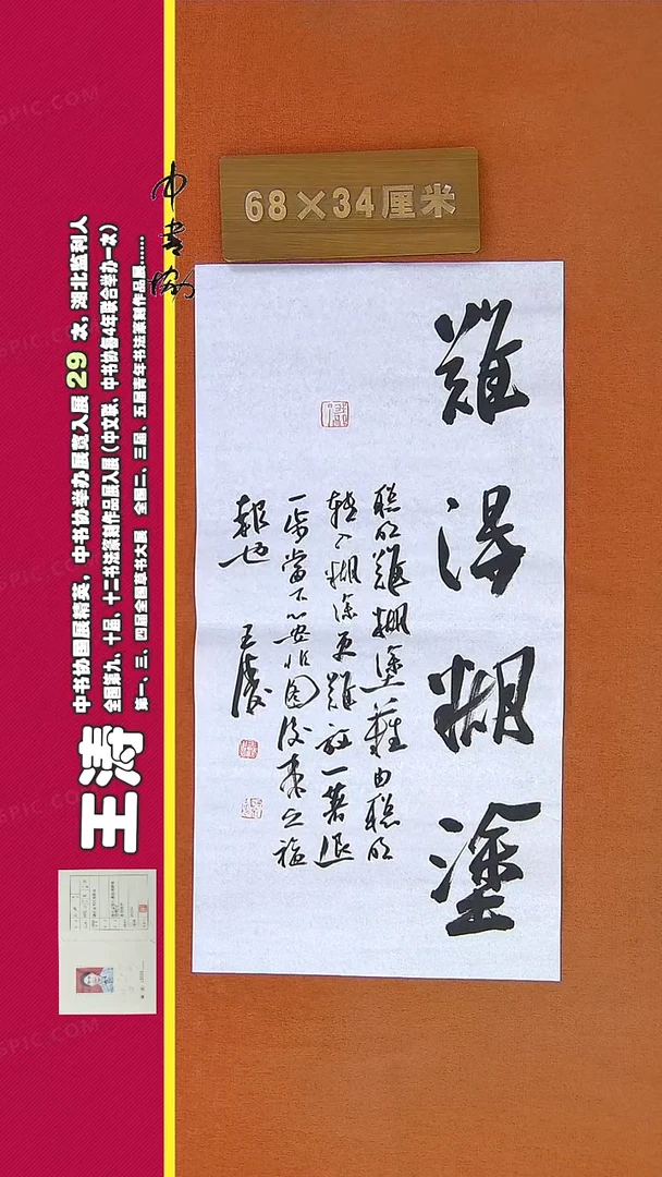 【闪购商品】书法819a王涛书法作品