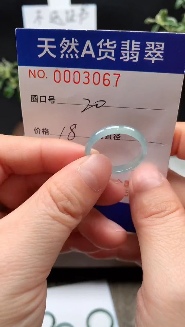 未镶嵌戒指翡翠20#
