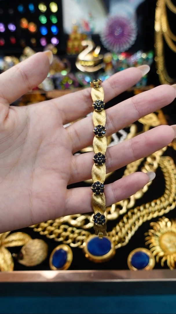 合金无用****6trifari生日缎带手链