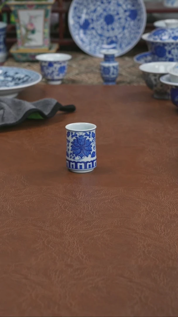 景德镇高端茶器墨奈手绘陶瓷茶器