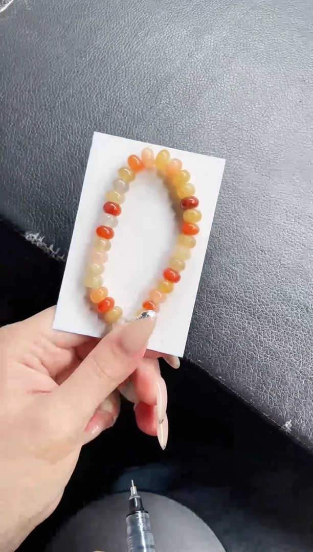 石英质玉手链未镶嵌黄龙