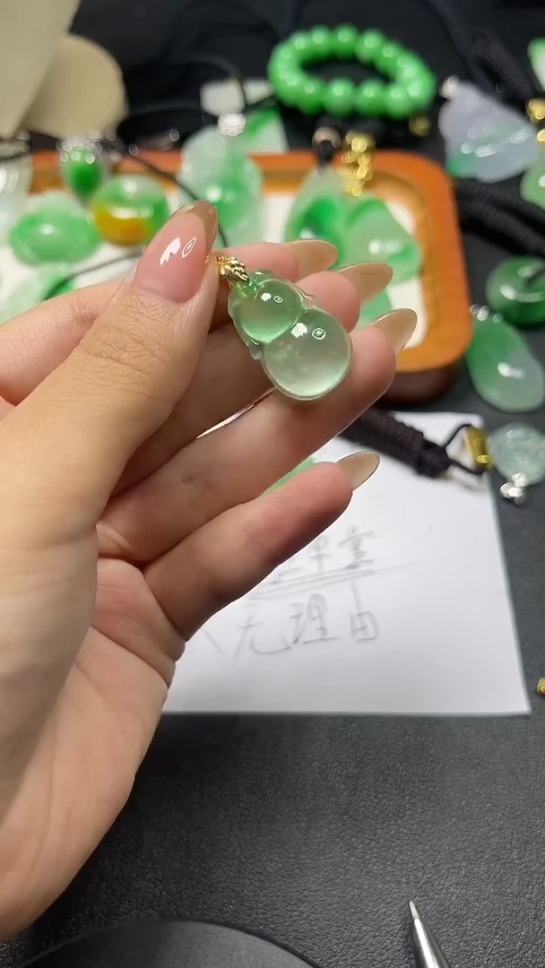 颈饰未镶嵌翡翠 所见即所得   一图一物