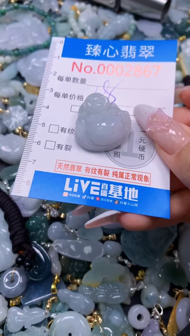 翡翠未镶嵌吊坠(不含链)2867