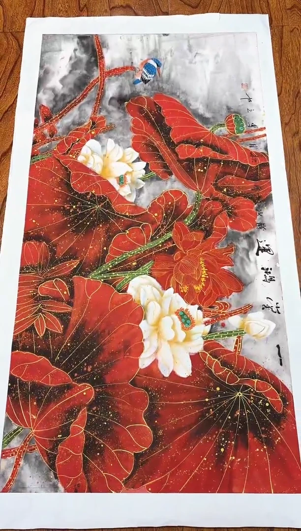 【闪购商品】国画周建真老师绘画作品9-28