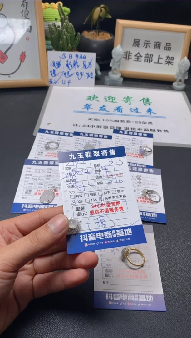 【闪购商品】翡翠颈饰银S925镶嵌买断2