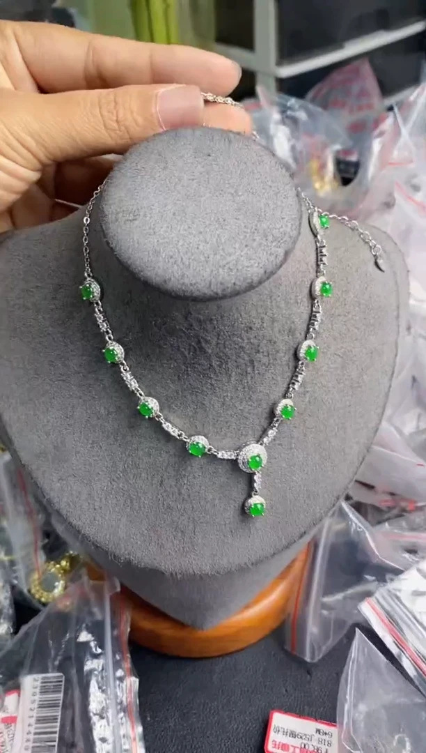 银S925镶嵌戒指翡翠121212---8