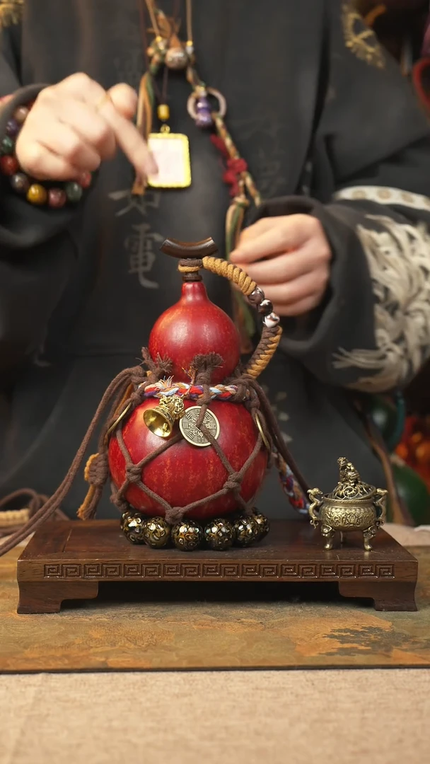 【闪购商品】137大漆葫芦一物一拍记葫堂出品