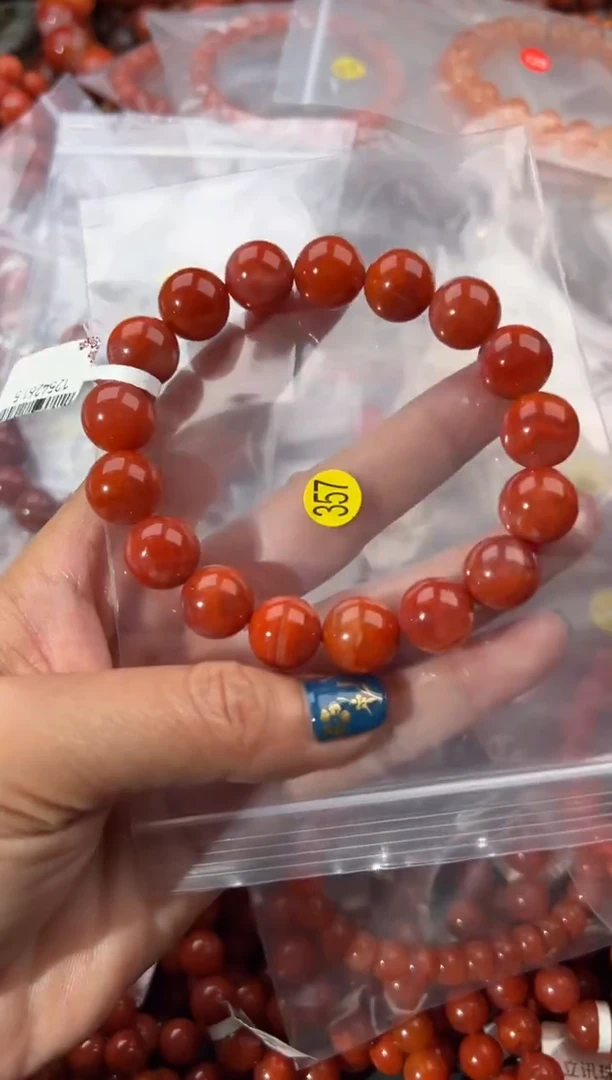 未镶嵌手串南红玛瑙12+