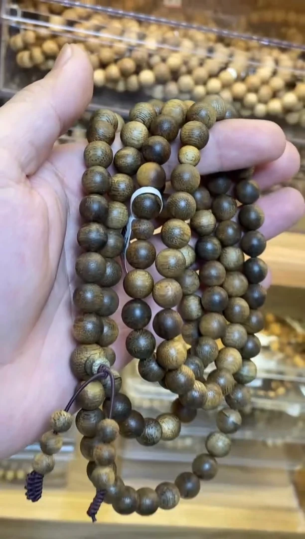 沉香手串文莱圆珠长串0.9多样性发其一