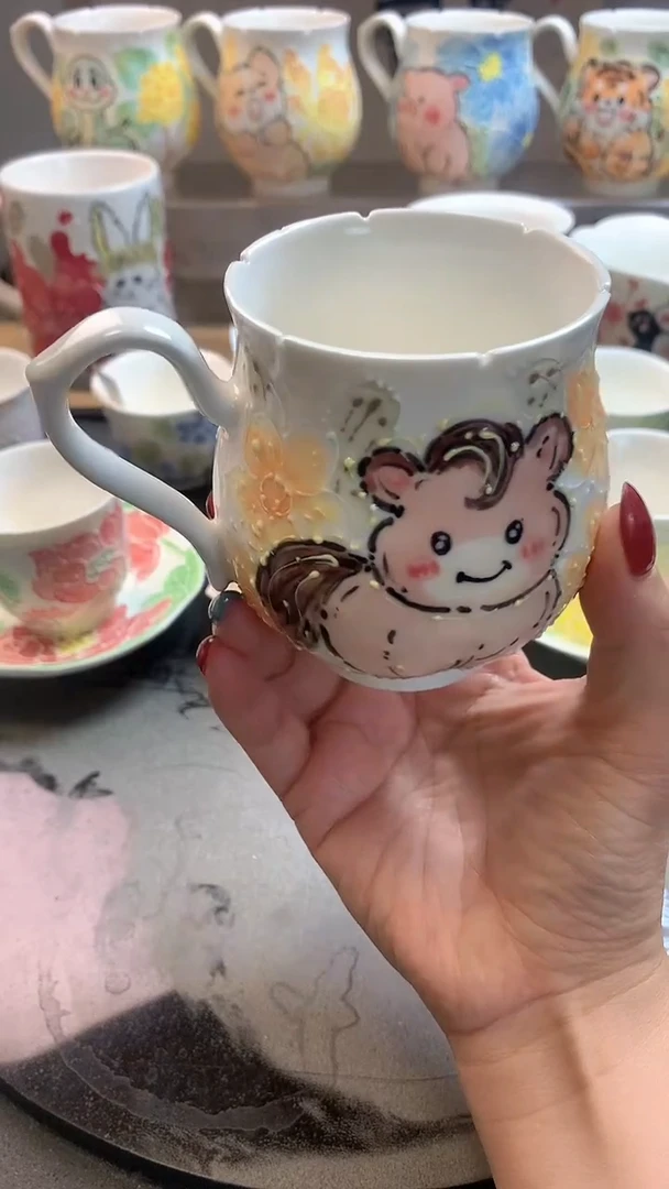 一味*手绘*收款马