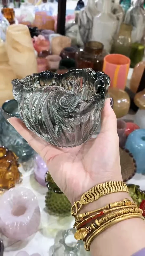 慕忆家手作琉璃花瓶