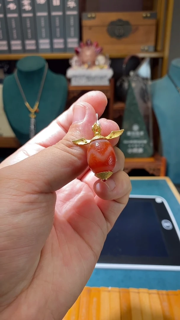 未镶嵌颈饰玛瑙/玉髓（覆膜）C09197多样性发一