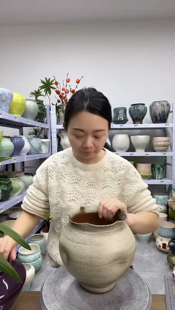 11.27陶瓷花盆直播链接高.   20  口14