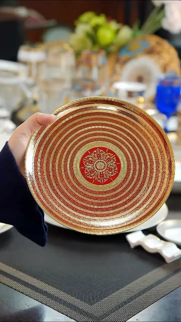 瓷片8英寸点心盘  1个