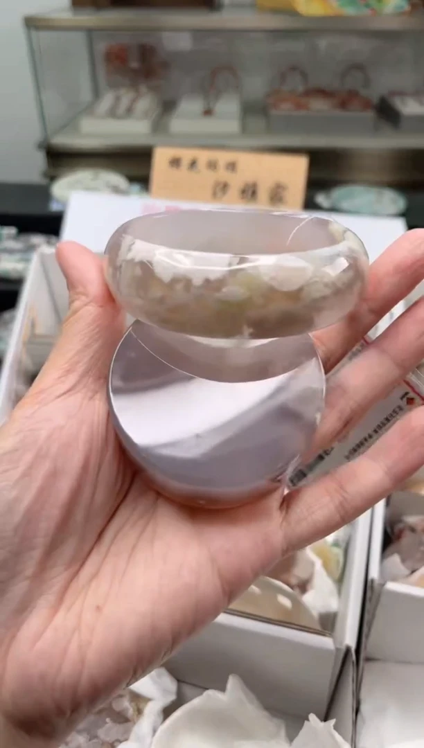 未镶嵌手镯石英质玉60圈口（赠品镯心）6975436