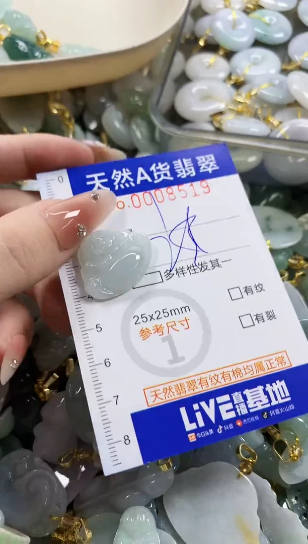 颈饰未镶嵌翡翠天然A货翡翠