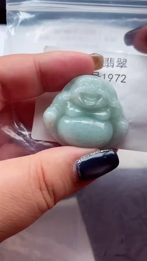 颈饰未镶嵌翡翠缅甸天然A货翡翠1972