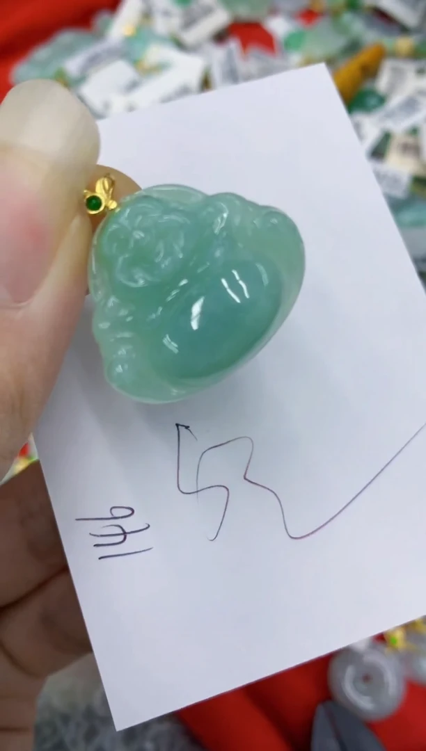 翡翠未镶嵌颈饰111111111111