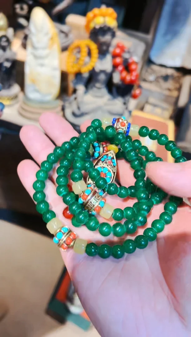 【闪购商品】翡翠颈饰未镶嵌七七专属精品链接56