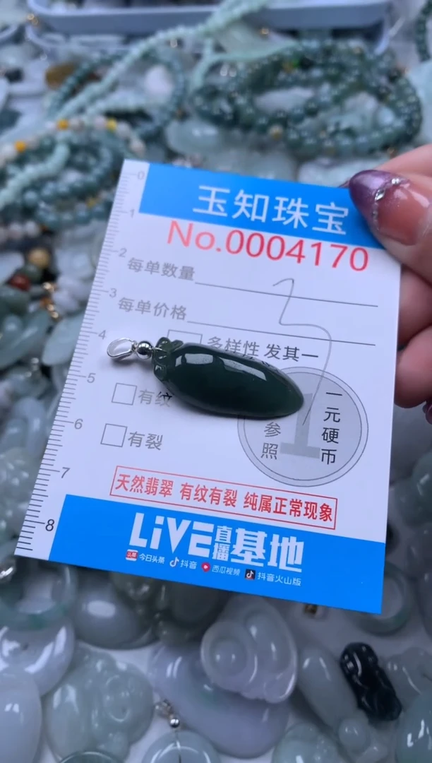 翡翠未镶嵌吊坠(不含链)4170