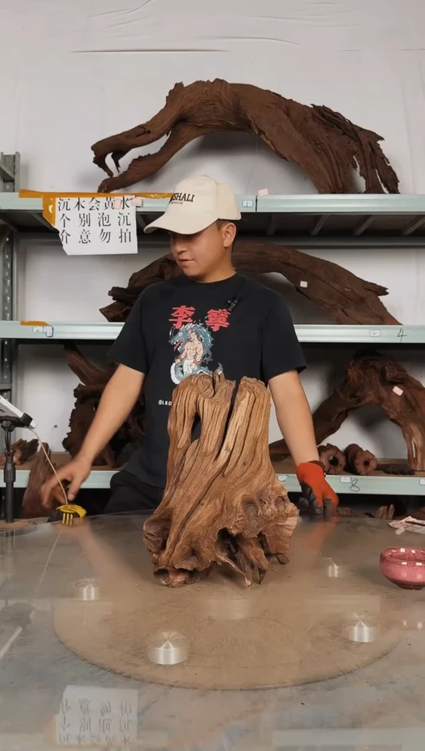 【闪购商品】柚木木雕一物一拍11